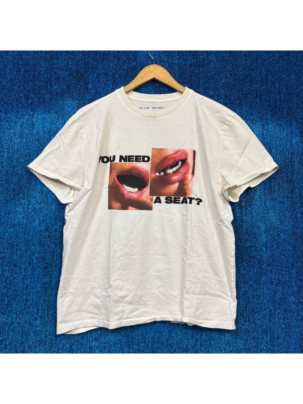 Billie Eilish Lunch Lyrics Need a Seat I'll Volunteer Tee M